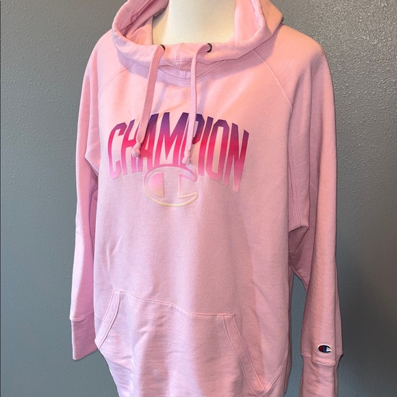 Women’s Champion Light Pink Hoodie 2XL - Picture 1 of 4